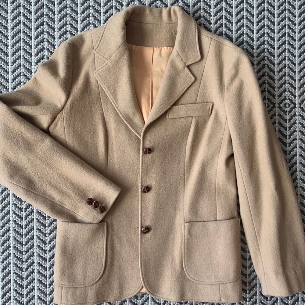 Vintage Wool Riding Coat - Picture 3 of 7